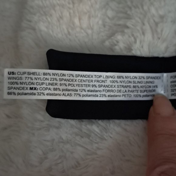 Soma Intimates lightest lift black lace bra Sz 32DD - Picture 4 of 6